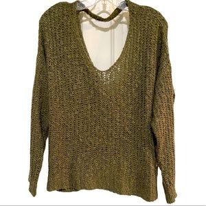 Altar’d State Knit Olive Green Sweater Size M/L